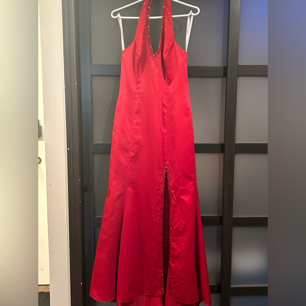 Backless Red Evening Gown Dress Ultimate Lady In Red